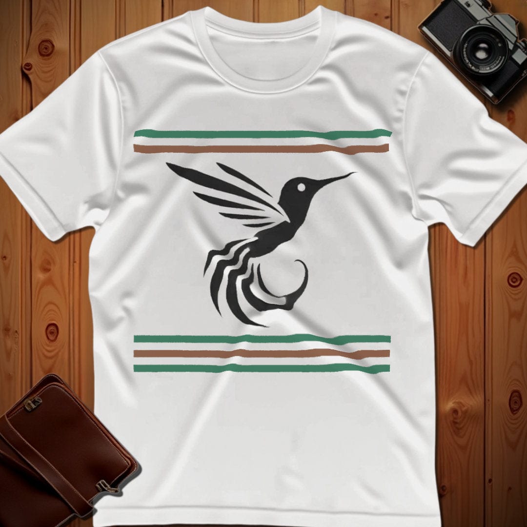 Hummingbird Tee β In Flight β Bold Vibrant Art