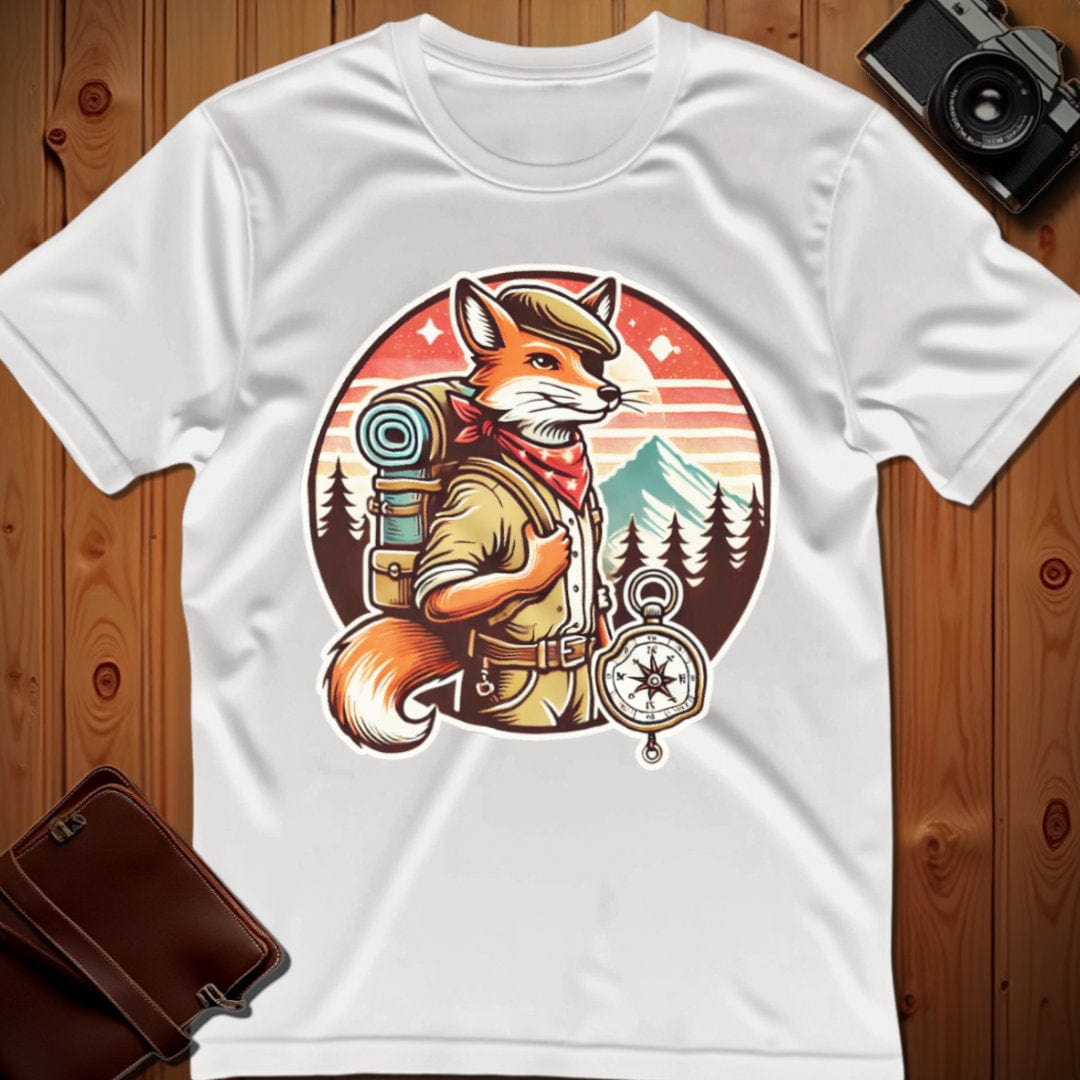 Fox Tee – Adventurous Fox– Bold Vibrant Art