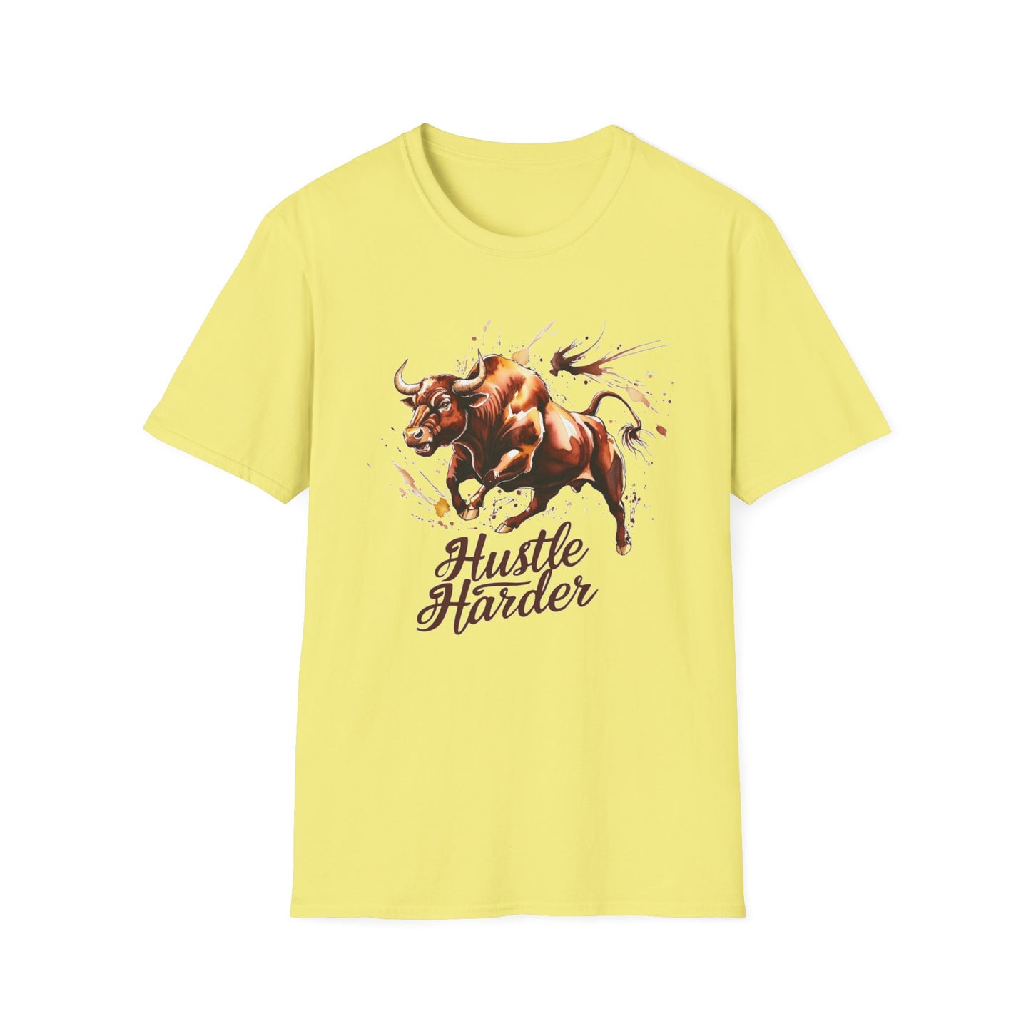 Hustle Harder Bull T-Shirt