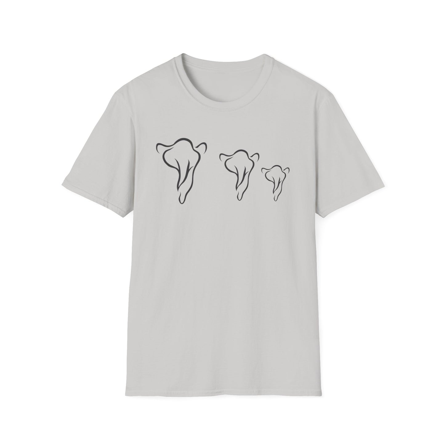 Minimalist Elephant Family T-Shirt