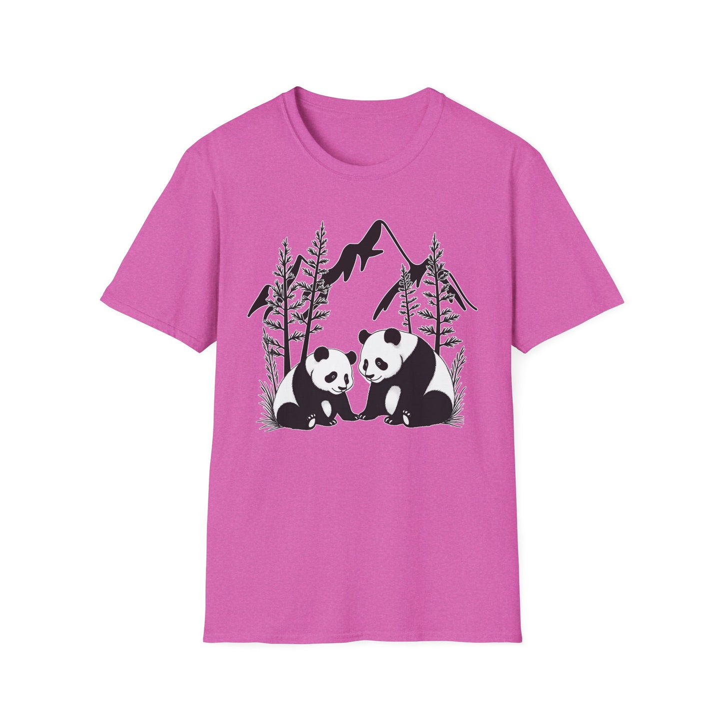 Two Pandas in Woods T-Shirt