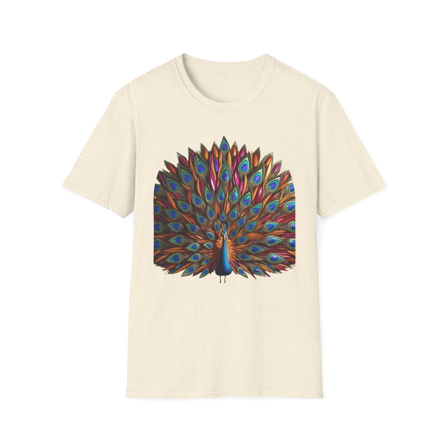 Teardrop Feathered Peacock T-Shirt