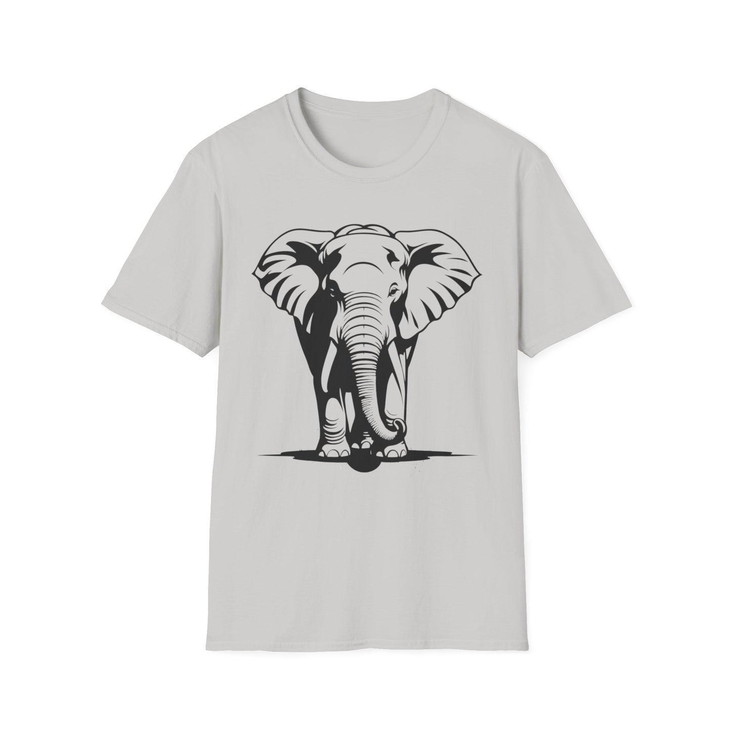 Minimalist Elephant Walking T-Shirt