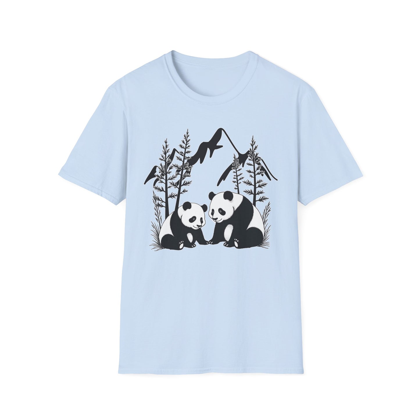 Two Pandas in Woods T-Shirt