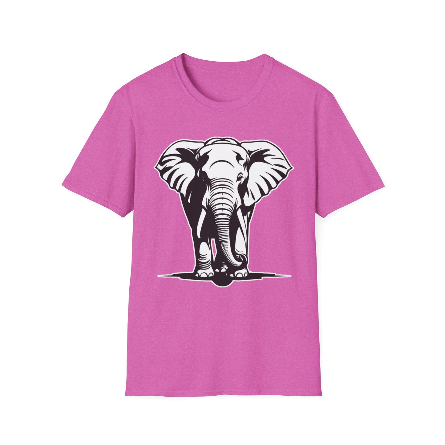 Minimalist Elephant Walking T-Shirt