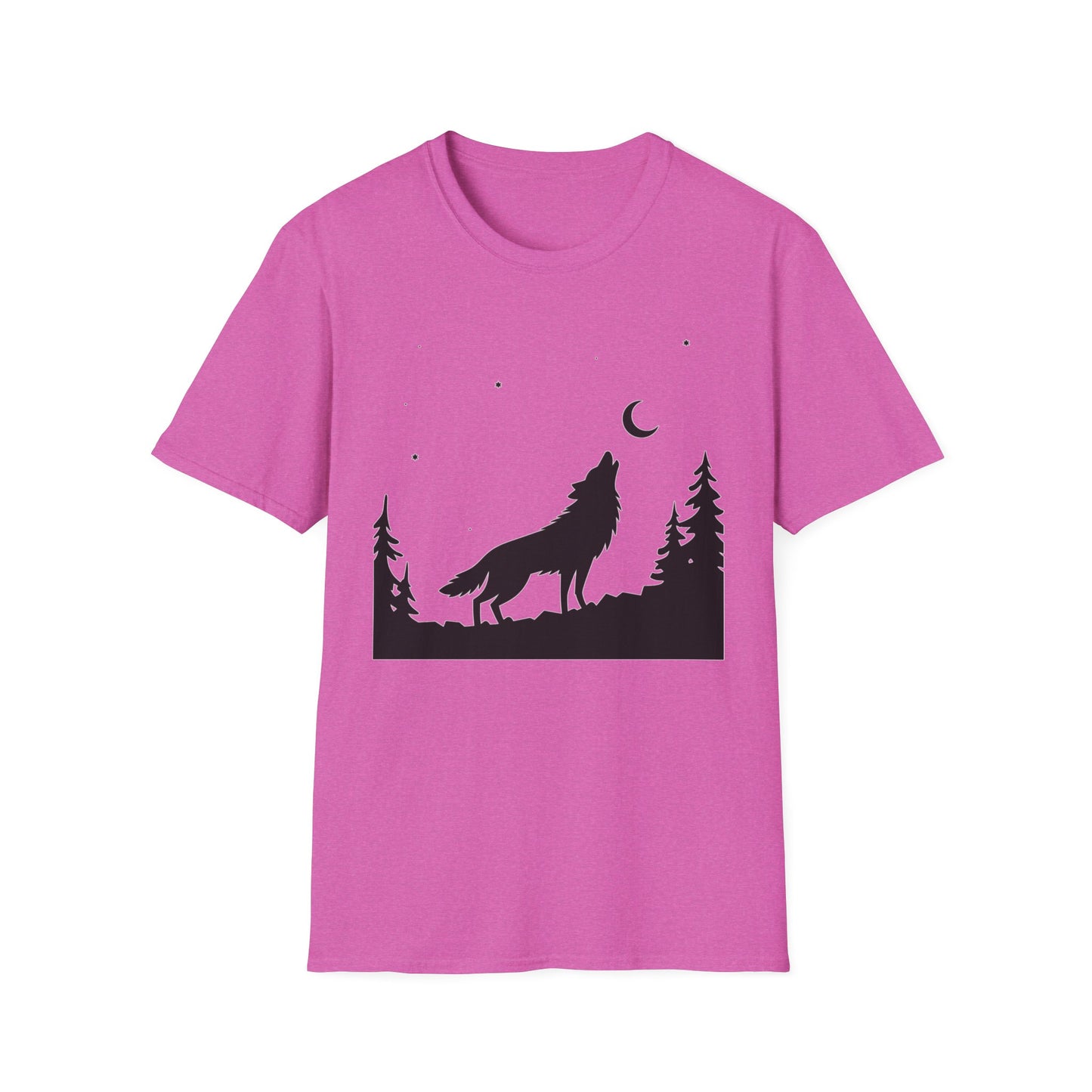 Minimalist Howling Wolf T-Shirt