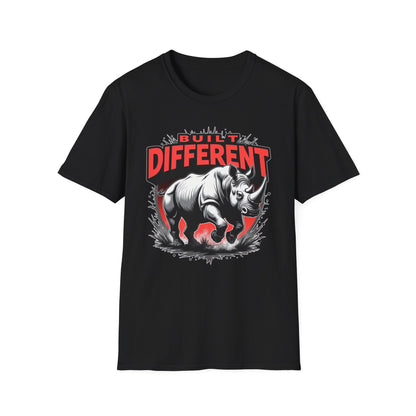 Built Different Rhino T-Shirt