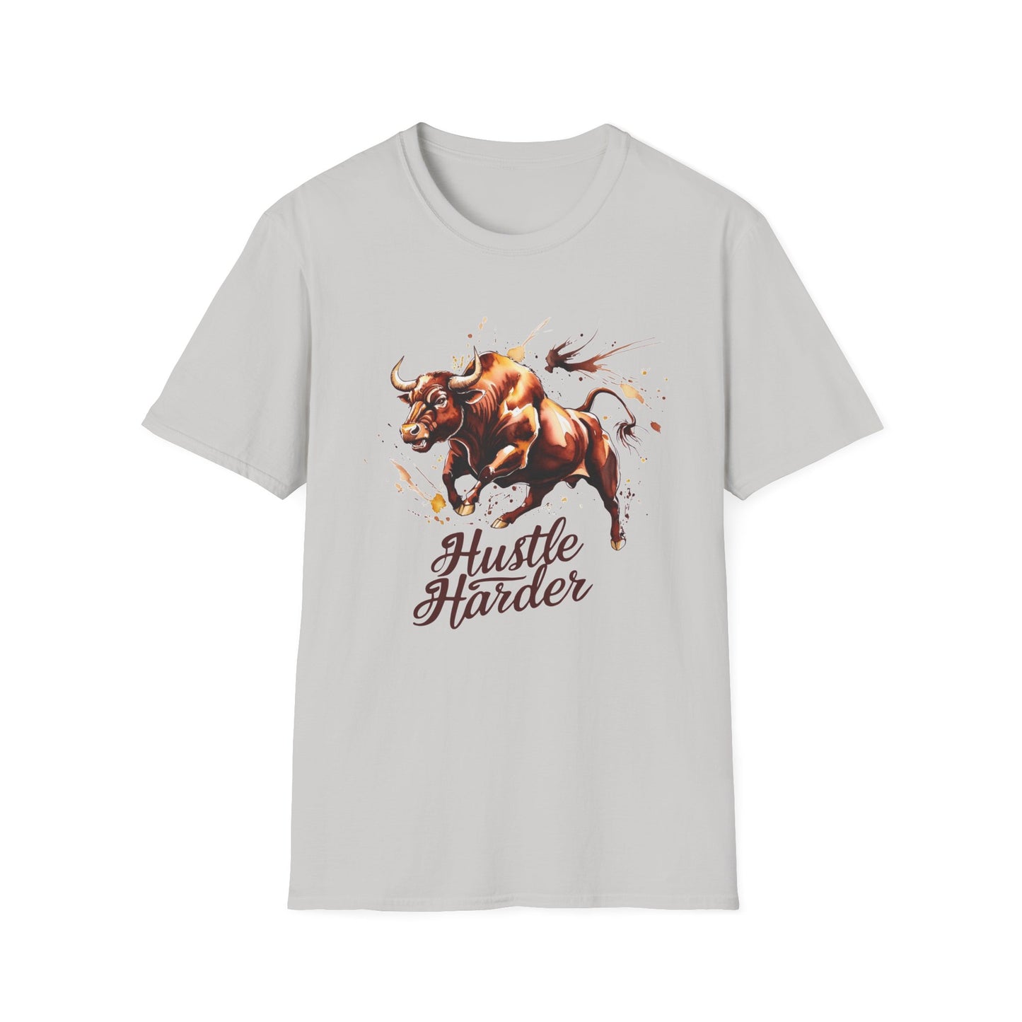 Hustle Harder Bull T-Shirt