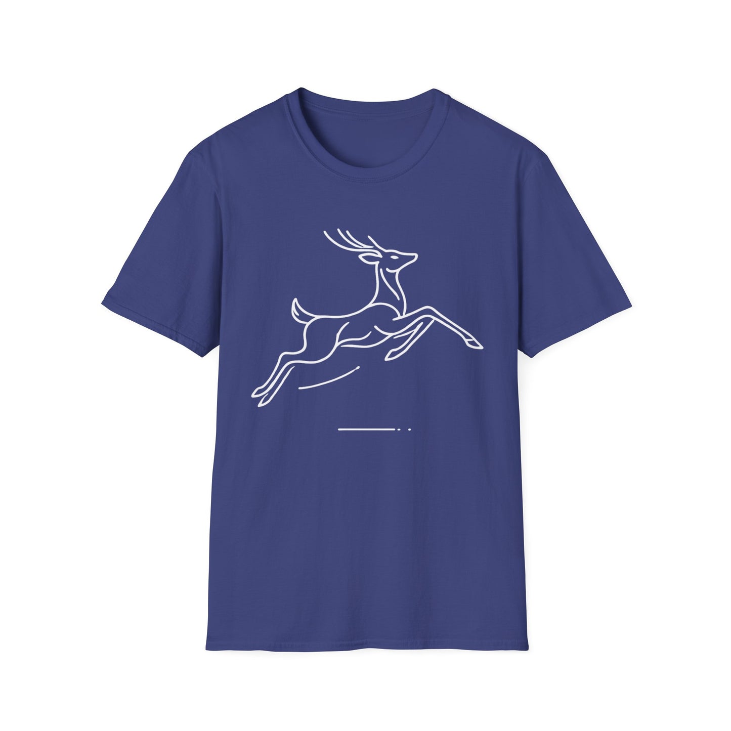 Minimalist Jumping Deer T-Shirt