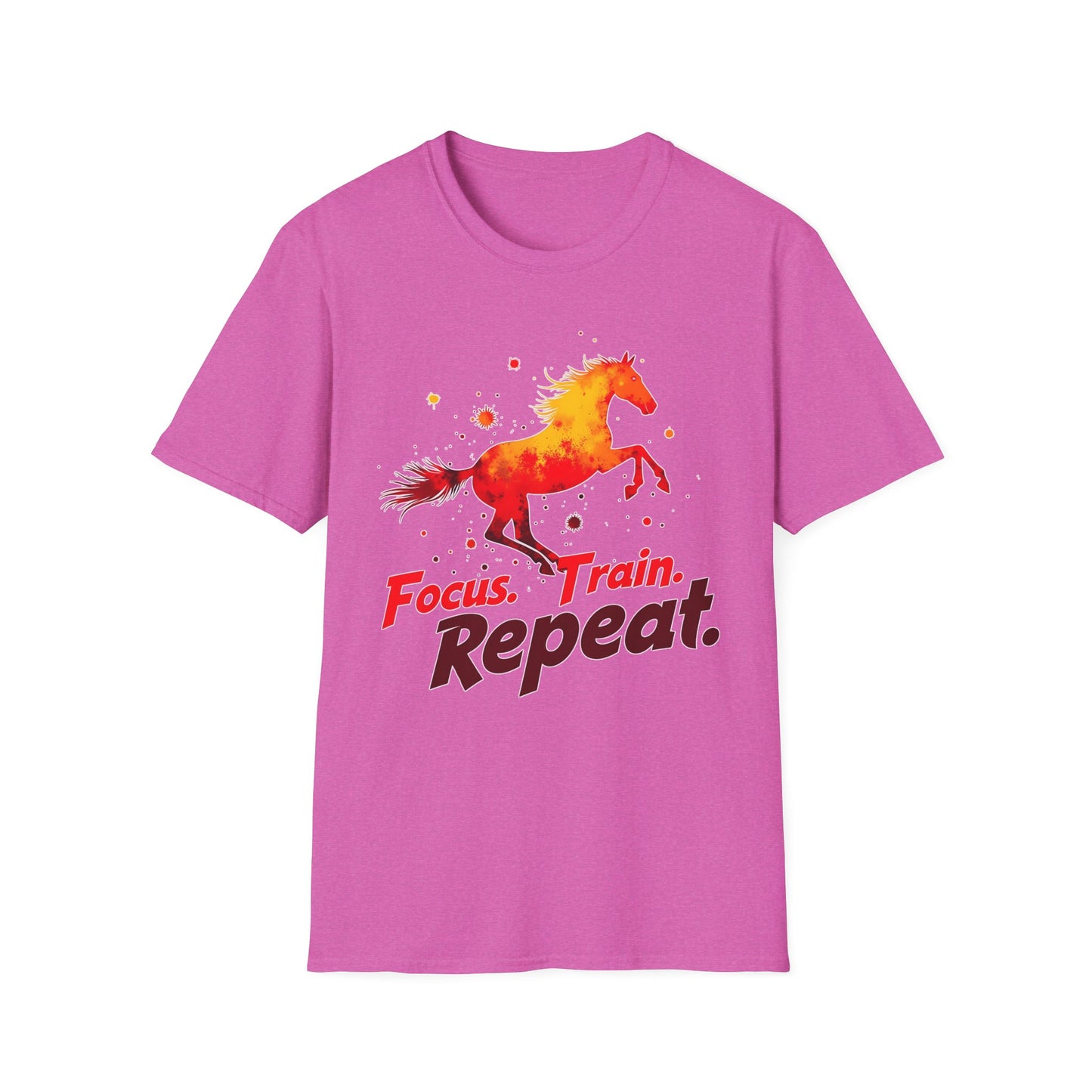 Focus Train Repeat Horse T-Shirt