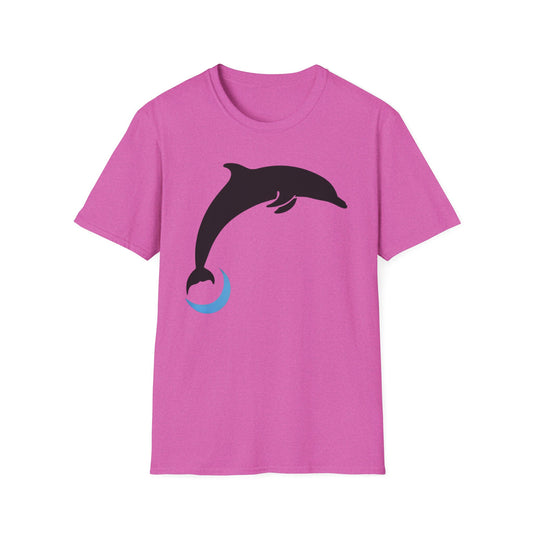 Jumping Minimalist Dolphin T-Shirt