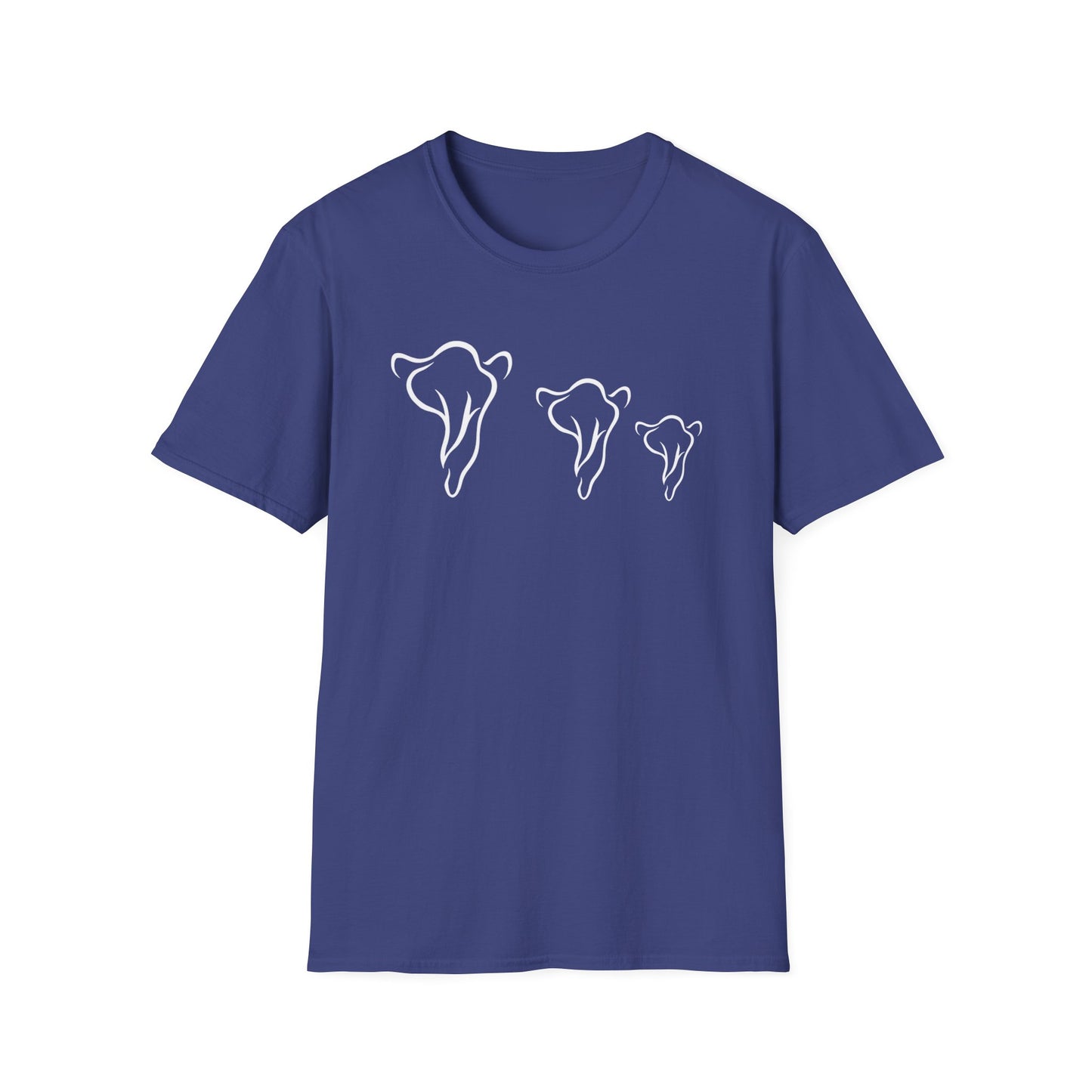 Minimalist Elephant Family T-Shirt