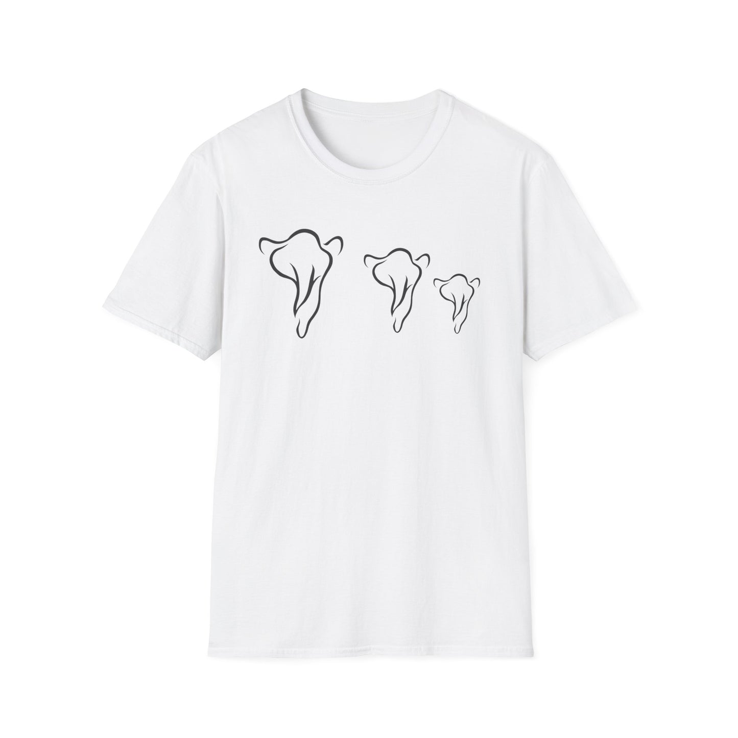 Minimalist Elephant Family T-Shirt