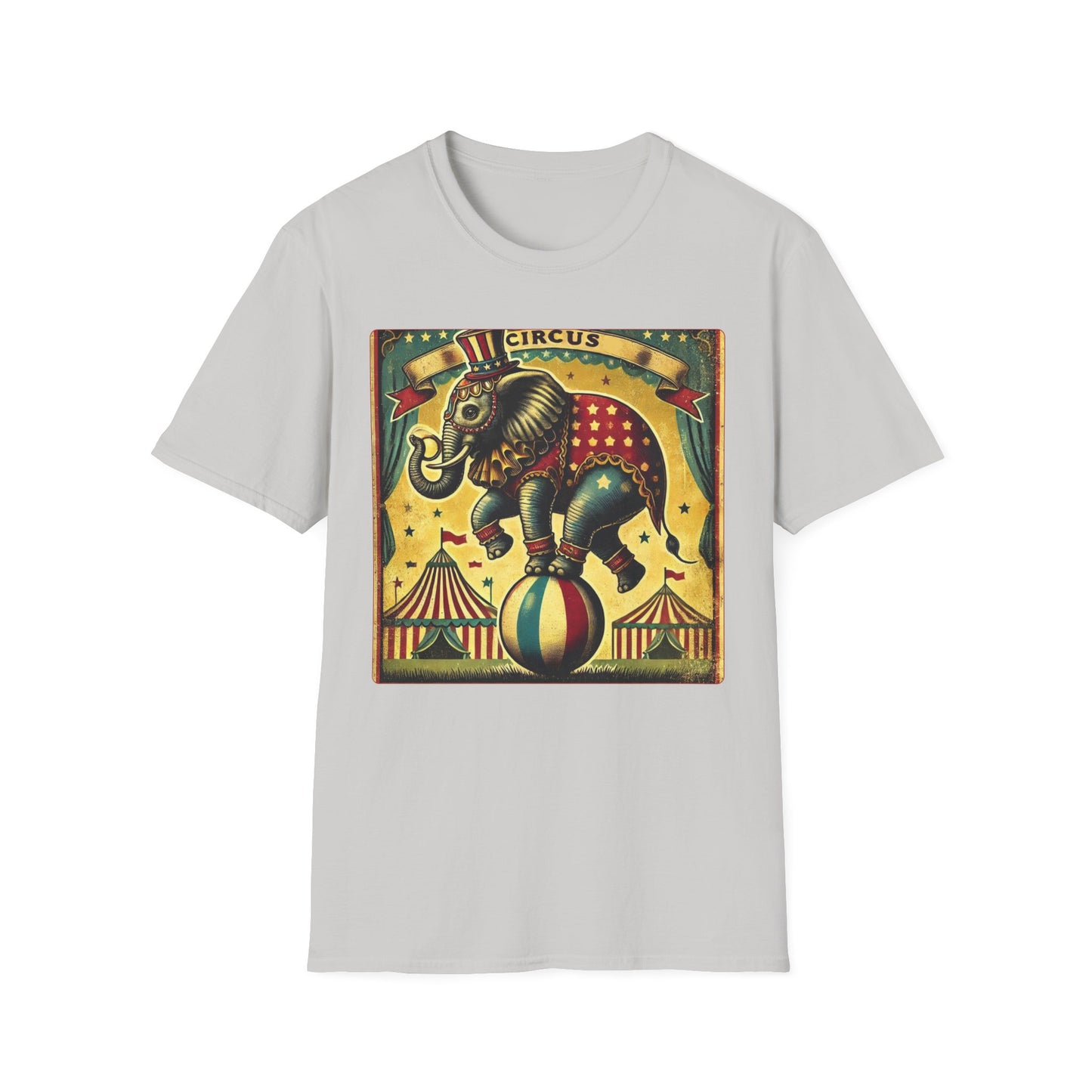 Vintage Circus Elephant T-Shirt