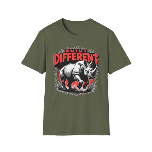 Built Different Rhino T-Shirt