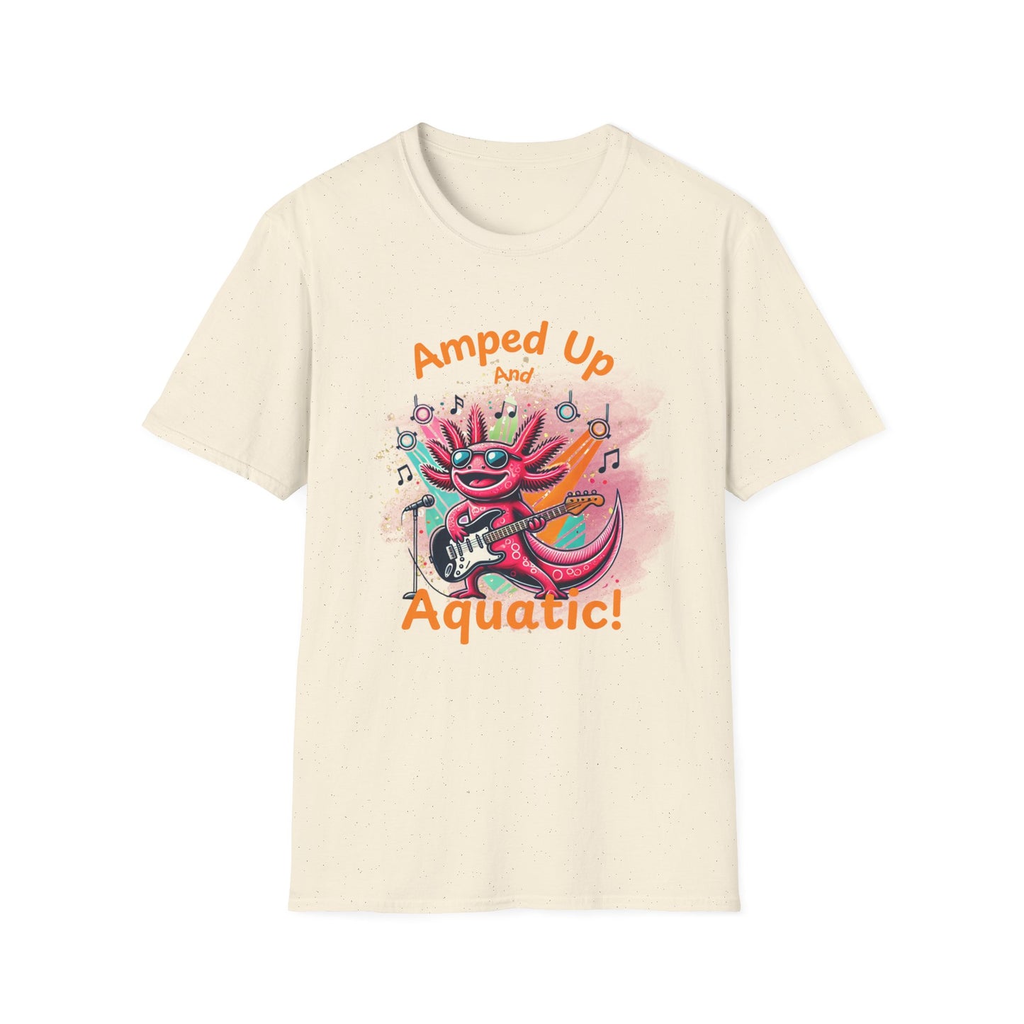 Amped Up and Aquatic Axolotl T-Shirt