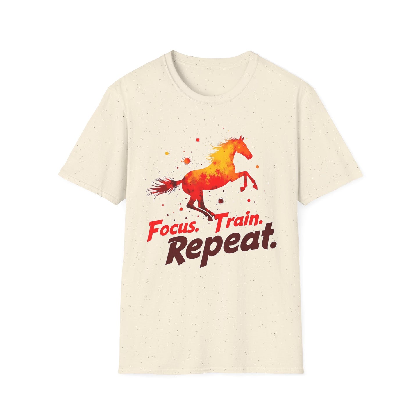 Focus Train Repeat Horse T-Shirt