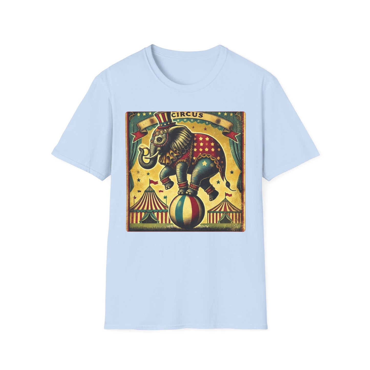 Vintage Circus Elephant T-Shirt