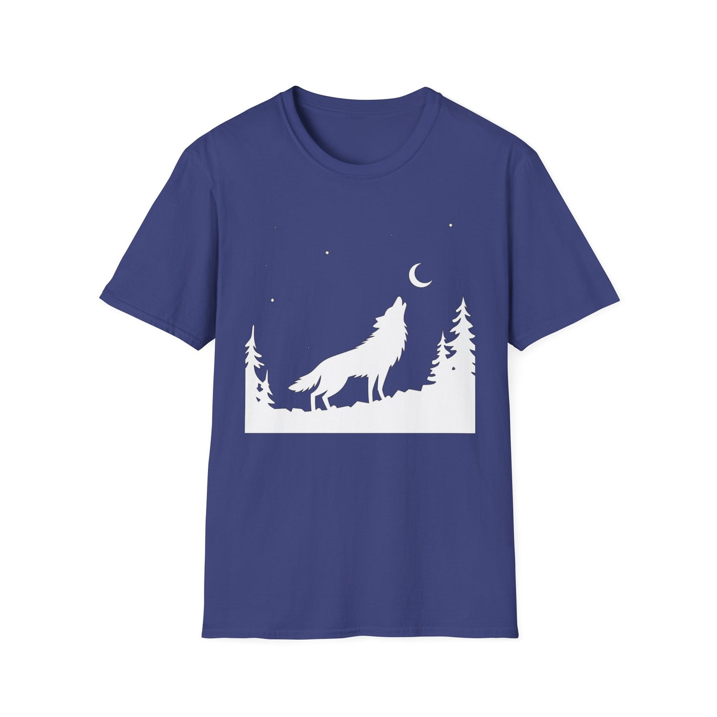 Minimalist Howling Wolf T-Shirt