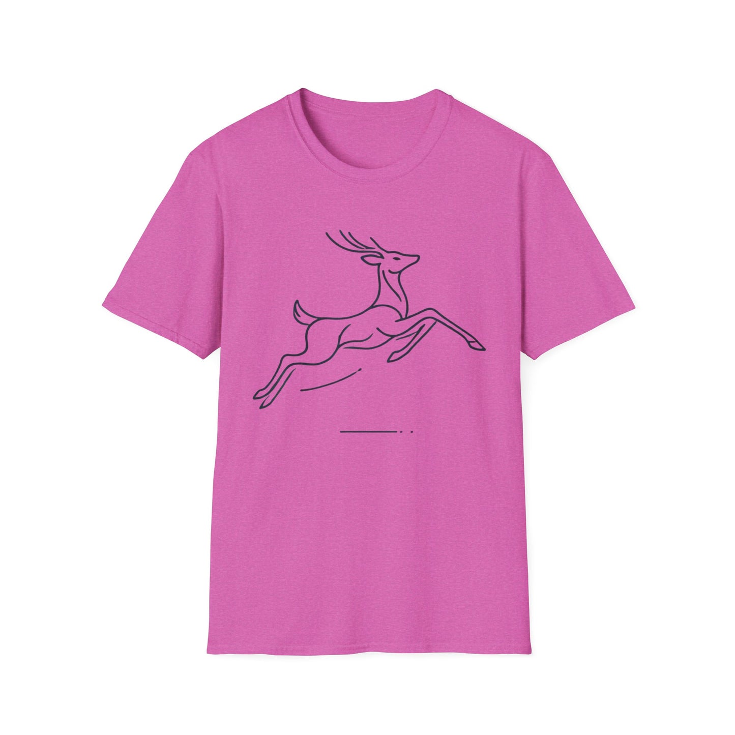 Minimalist Jumping Deer T-Shirt