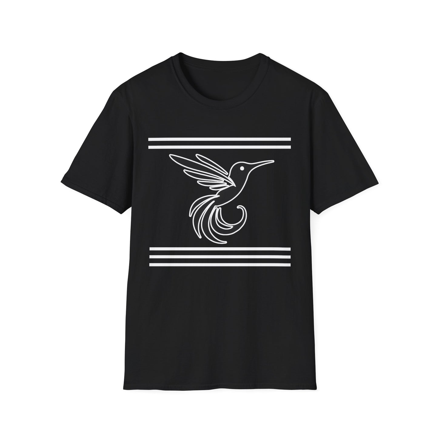 Minimalist Hummingbird in Flight T-Shirt