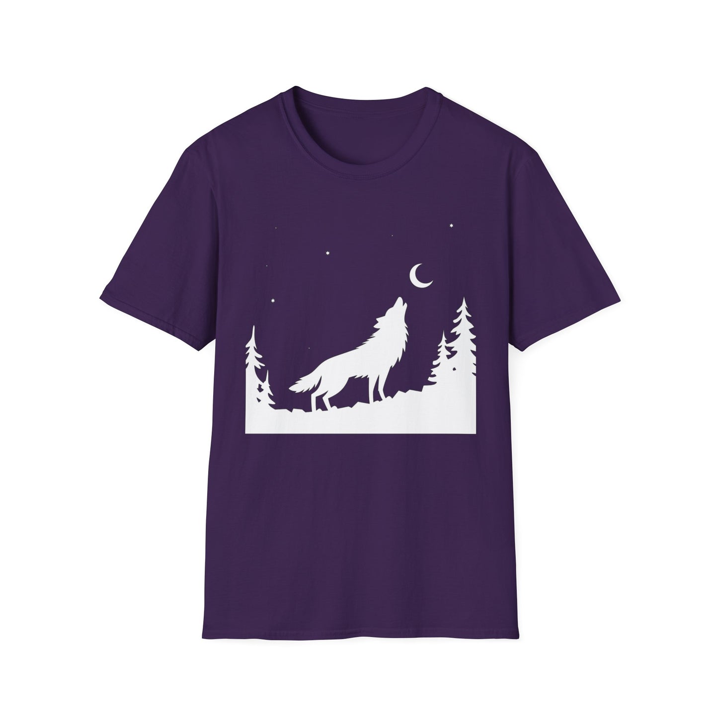 Minimalist Howling Wolf T-Shirt