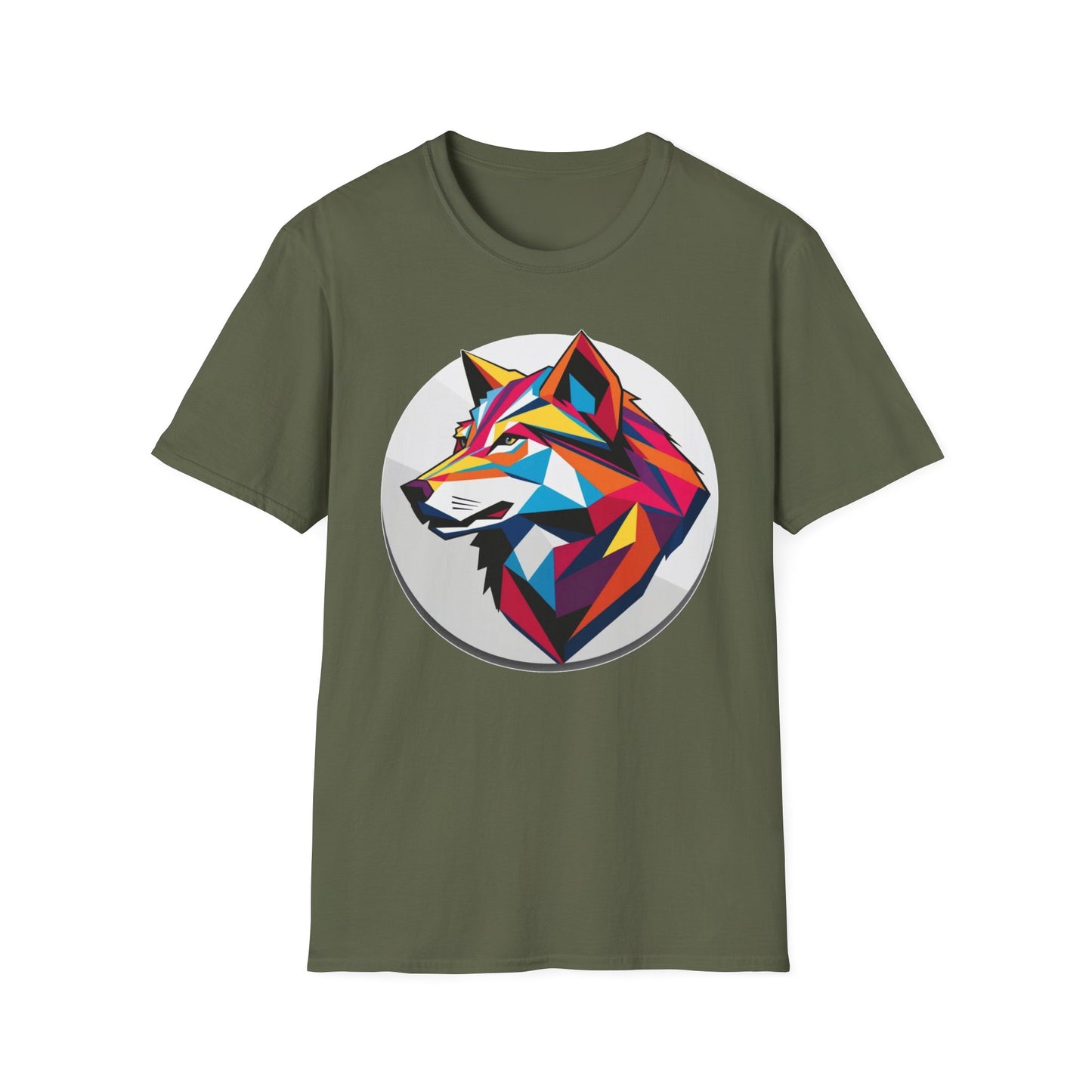 Geometric Wolf T-Shirt