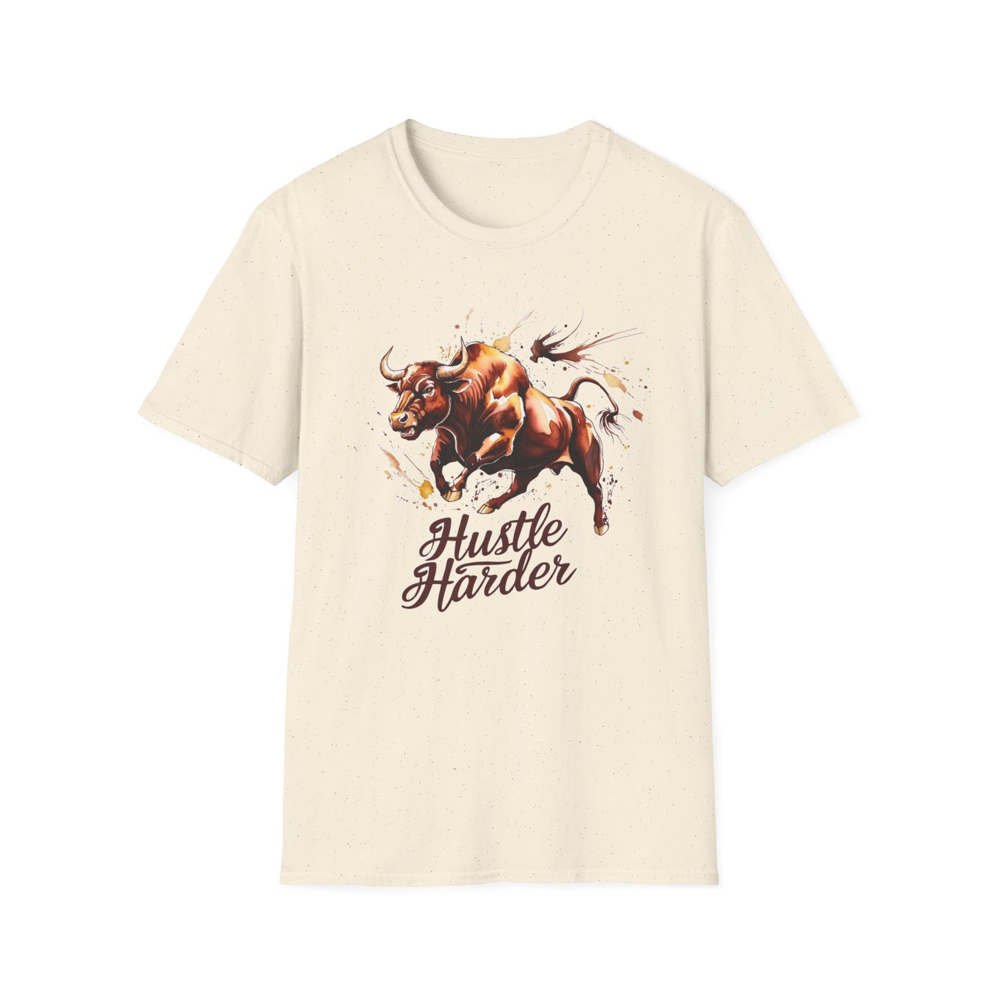 Hustle Harder Bull T-Shirt