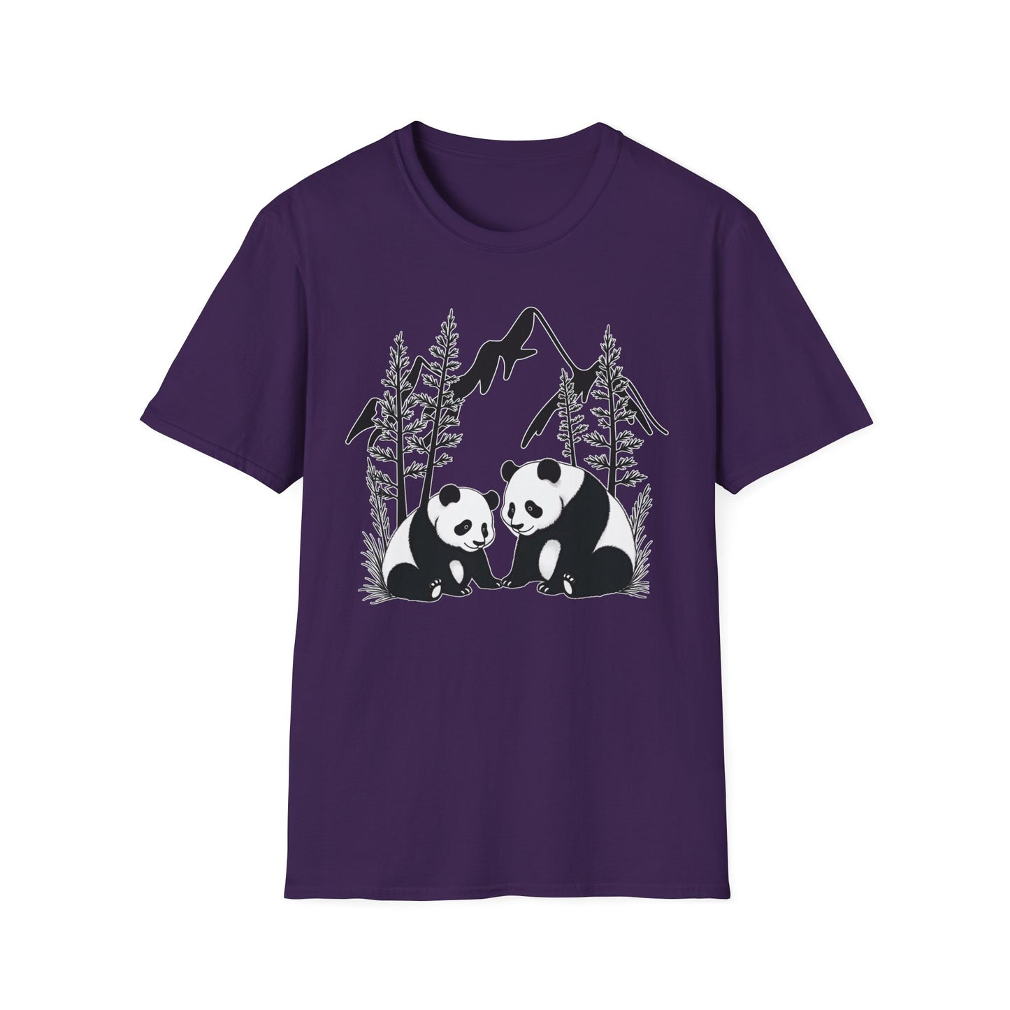 Two Pandas in Woods T-Shirt