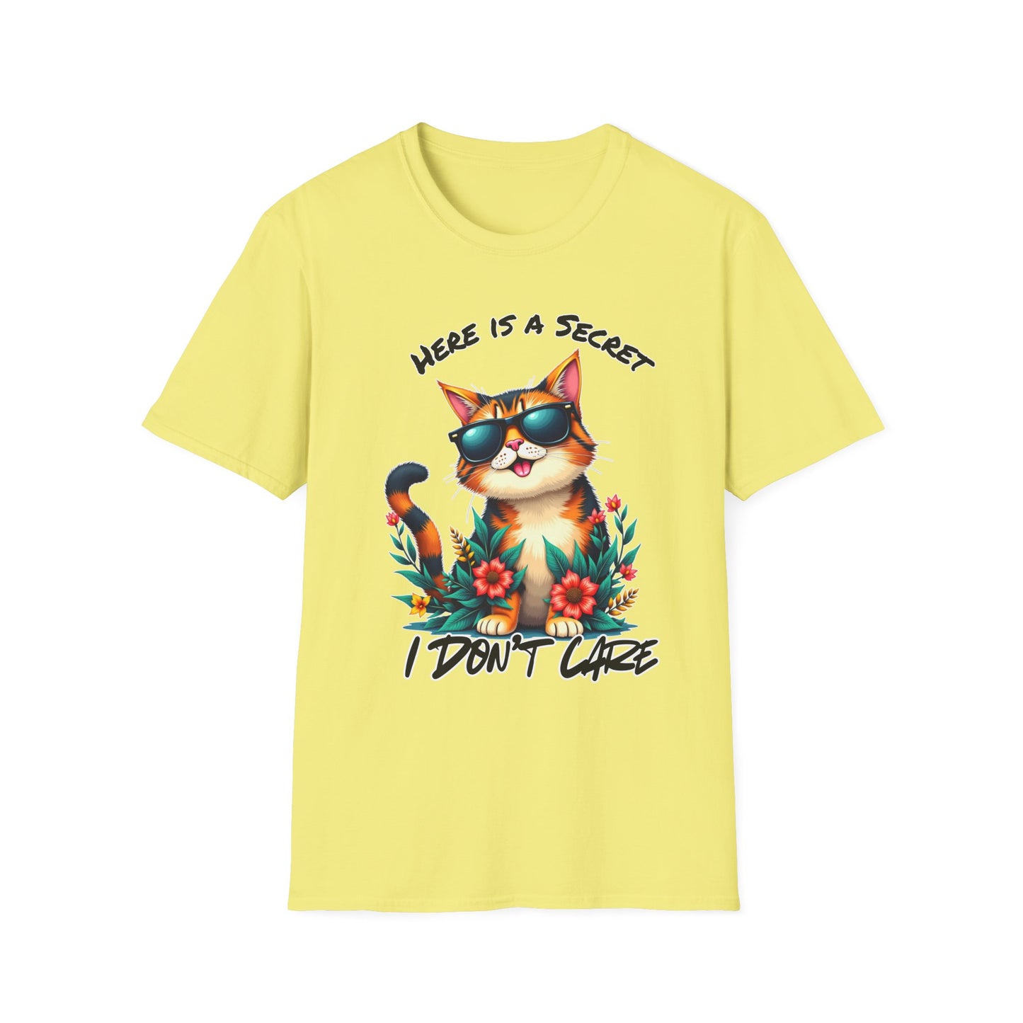 I Don’t Care Cat T-Shirt