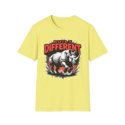 Built Different Rhino T-Shirt