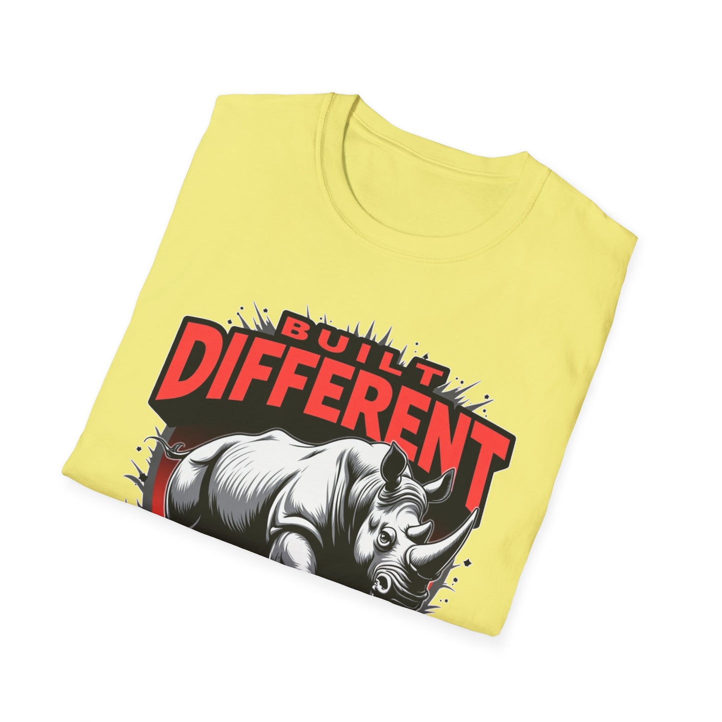 Built Different Rhino T-Shirt