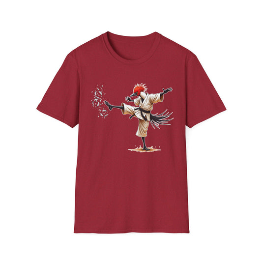 Secretary Bird Martial Artist T-Shirt