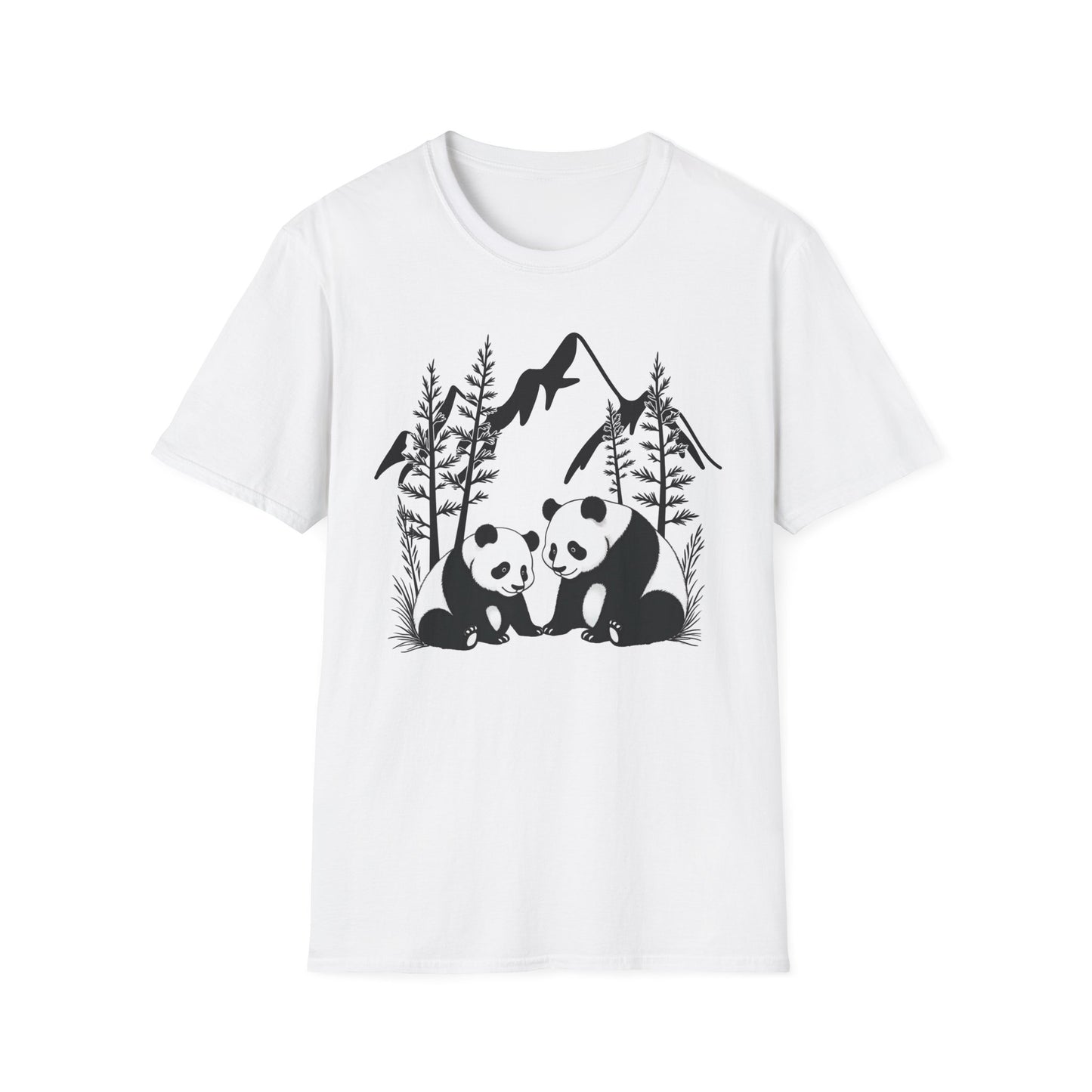 Two Pandas in Woods T-Shirt