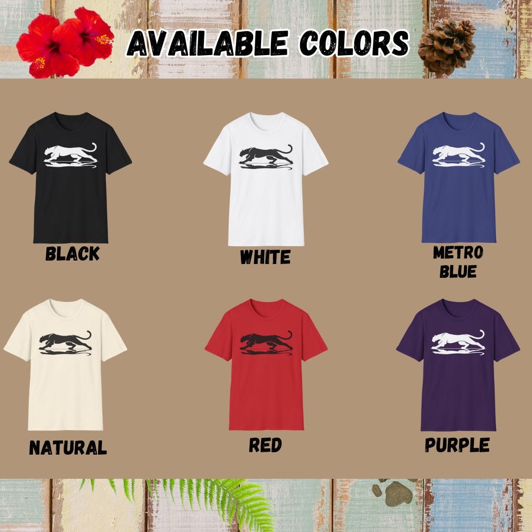 Panther Tee – Stalking – Bold Vibrant Art | Outdoor Adventure