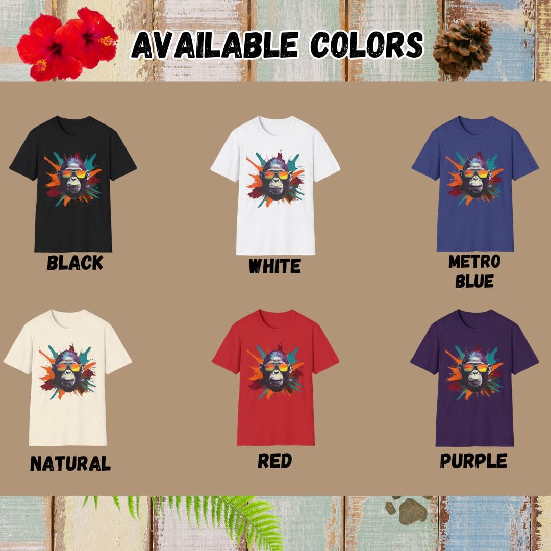 Gorilla Tee – Graffiti – Bold Vibrant Art | Outdoor Adventure