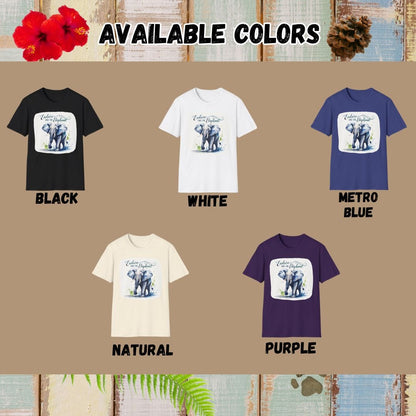 Elephant Tee – Endure Like The – Bold Vibrant Art