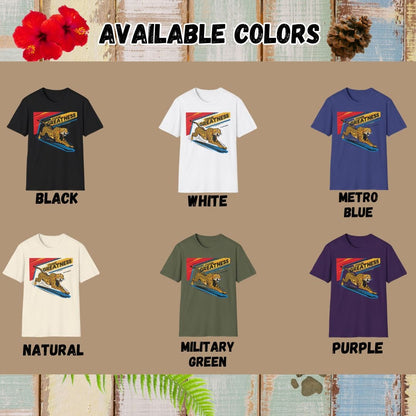Cheetah Tee – Chase Greatness – Bold Vibrant Art