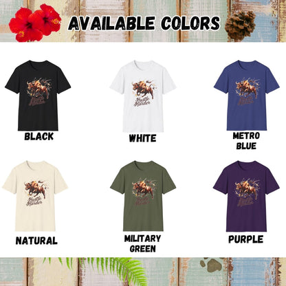 Hustle Harder Bull T-Shirt