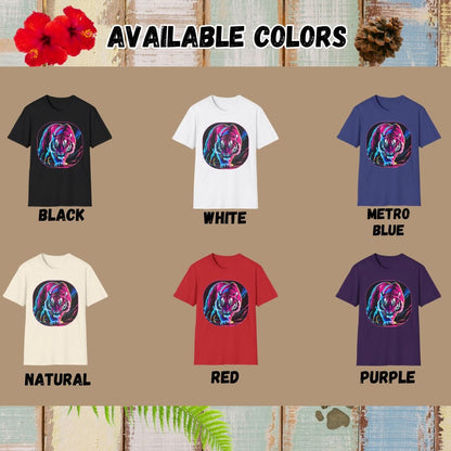 Tiger Tee – Neon – Bold Vibrant Graphic | for Animal Lovers