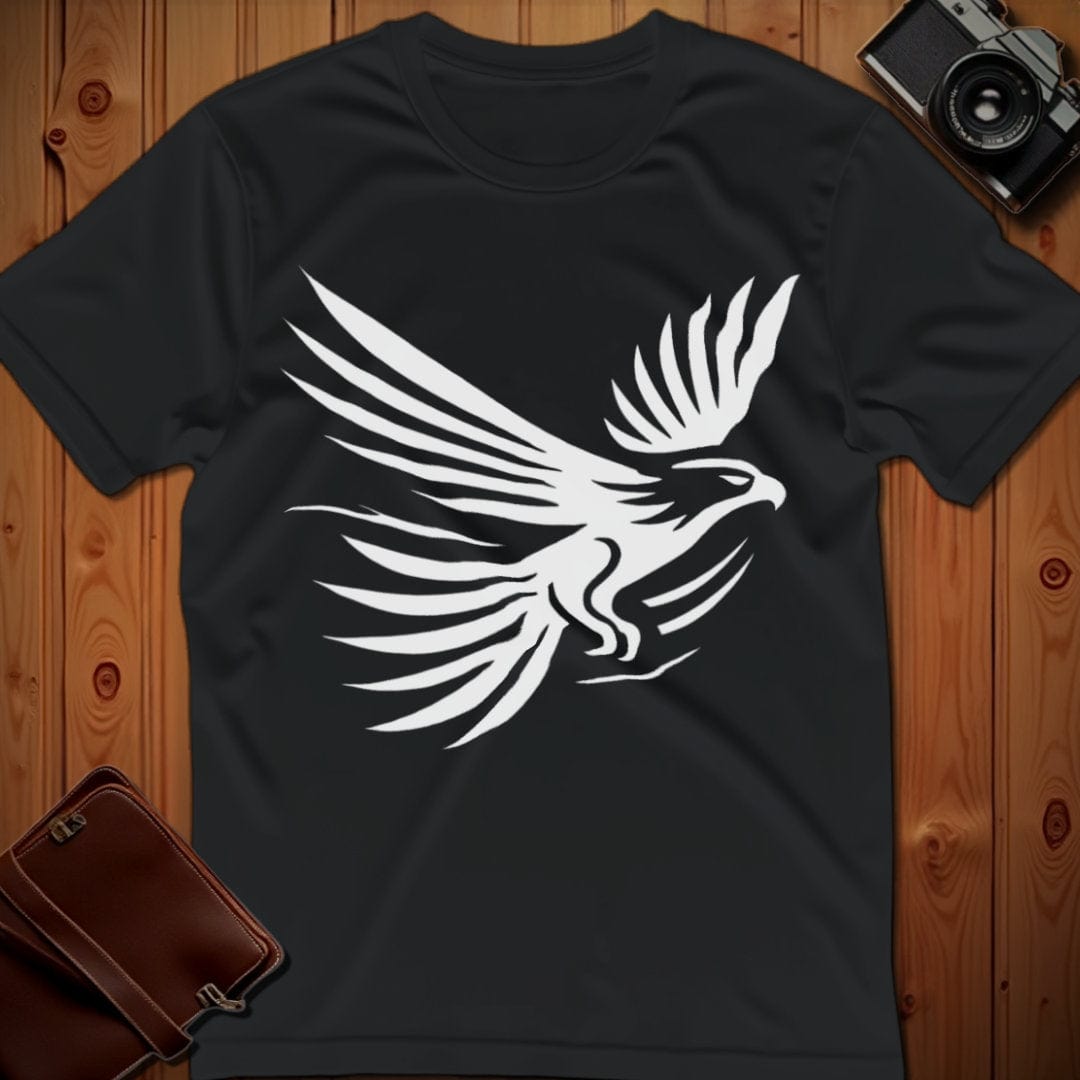 Eagle Tee – Minimalist Flying – Bold Vibrant Art
