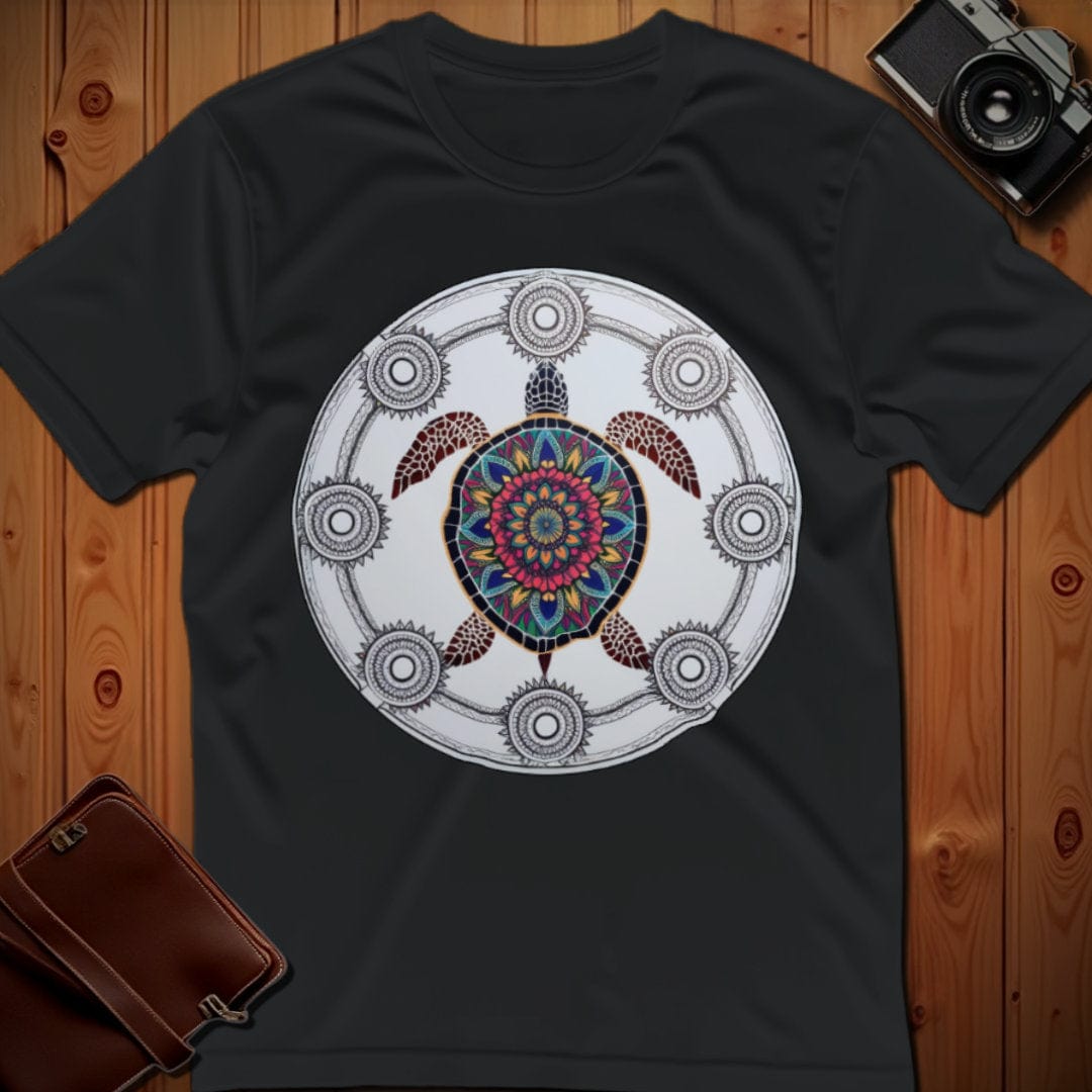 Turtle Tee – Mandala – Bold Vibrant Art | Outdoor Adventure