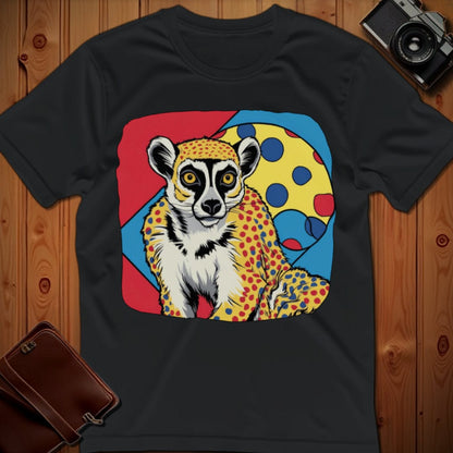 Lemur Tee – Pop Art – Bold Vibrant Graphic | for Animal Lovers