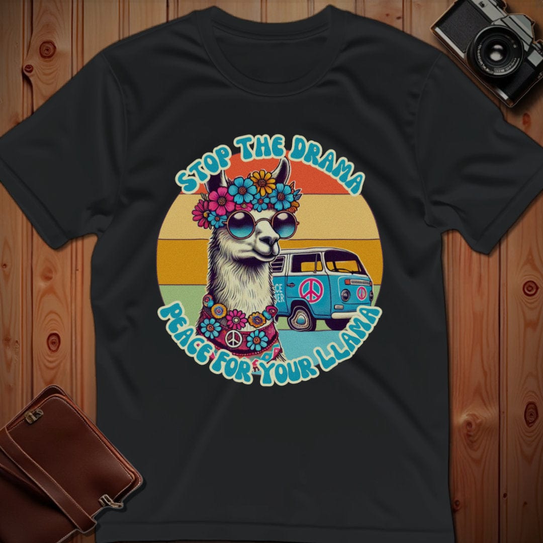 Llama Tee – Vintage 60's Style  – Bold Vibrant Art