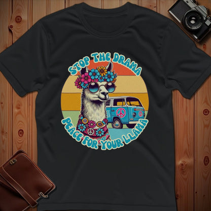 Llama Tee – Vintage 60's Style  – Bold Vibrant Art
