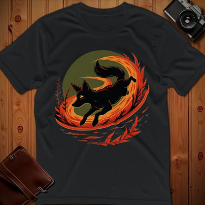 Fox T-Shirt – Fiery Fox – Bold Vibrant Graphic | Lazy Day Outfit
