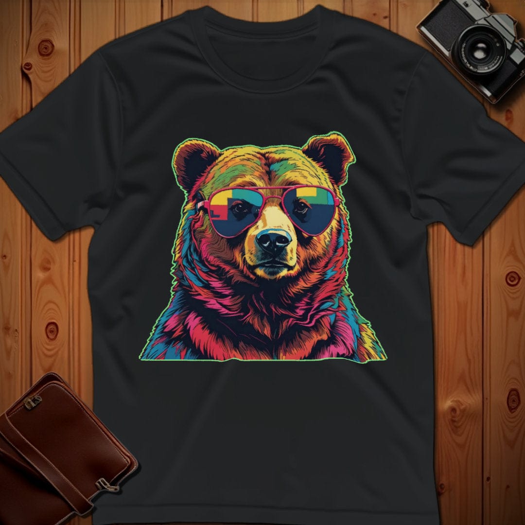 Bear Tee – Psychedelic – Bold Vibrant Art | Outdoor Adventure