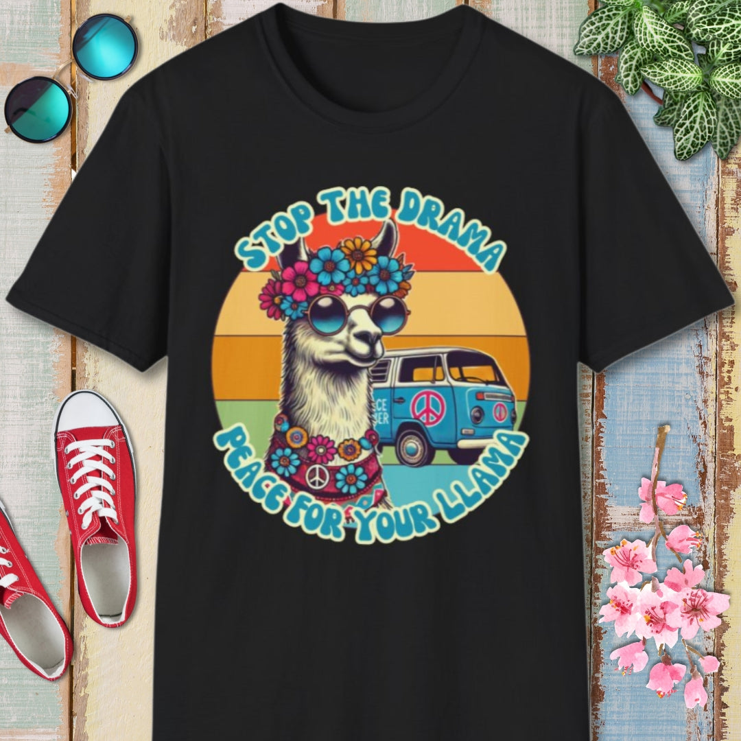 Vintage Llama Hippy T-Shirt