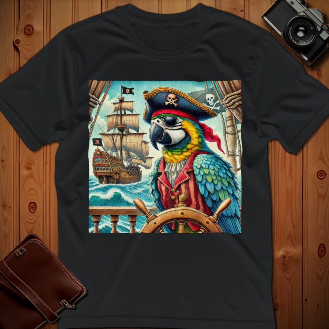 Parrot Tee – Pirate – Bold Vibrant Art | Festival & Party Wear