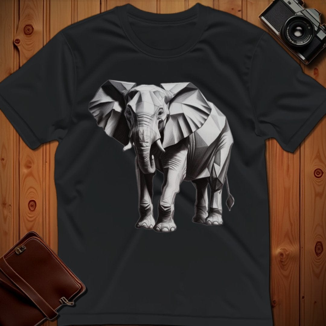 Elephant Tee – Polygon – Bold Vibrant Art | Lazy Day Outfit